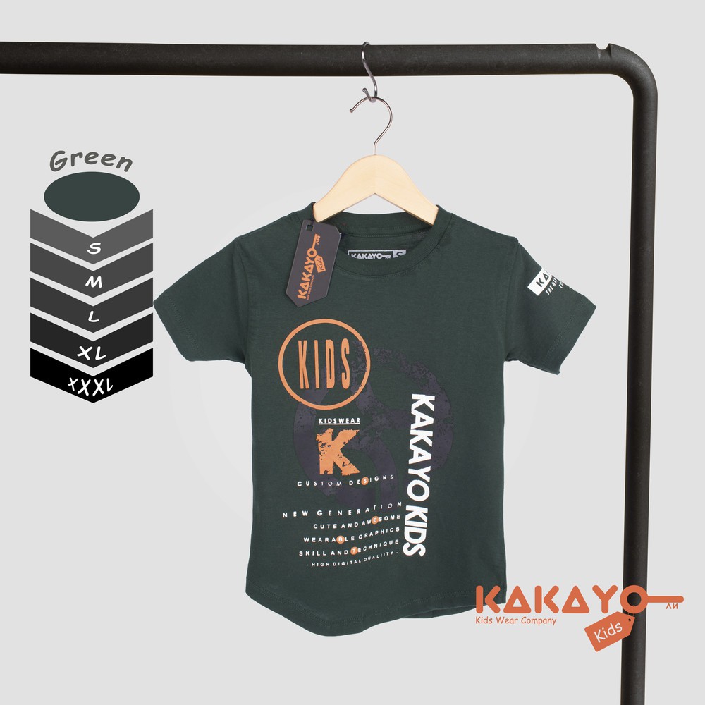 Kakayo Kids  /Kaos Anak laki/Muslim/Atasan/Baju anak cowok//pakaian anak/Bahan Katun 30s