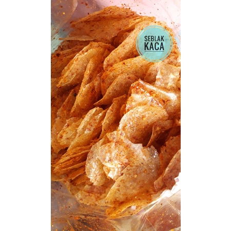 

Seblak kaca kemasan 250g snack kiloan murah