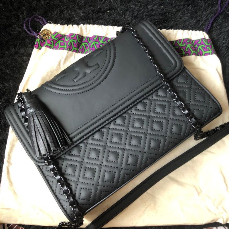 Tas Wanita Tory Burch Fleming Matte Convertible Shoulder Bag Original FO Second