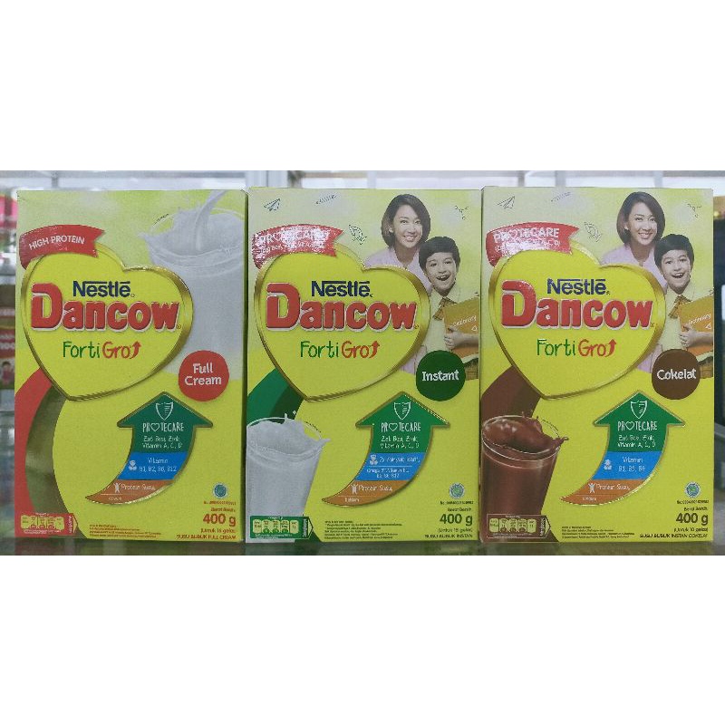 

Dancow fortigro full cream, instan, coklat 400 gr