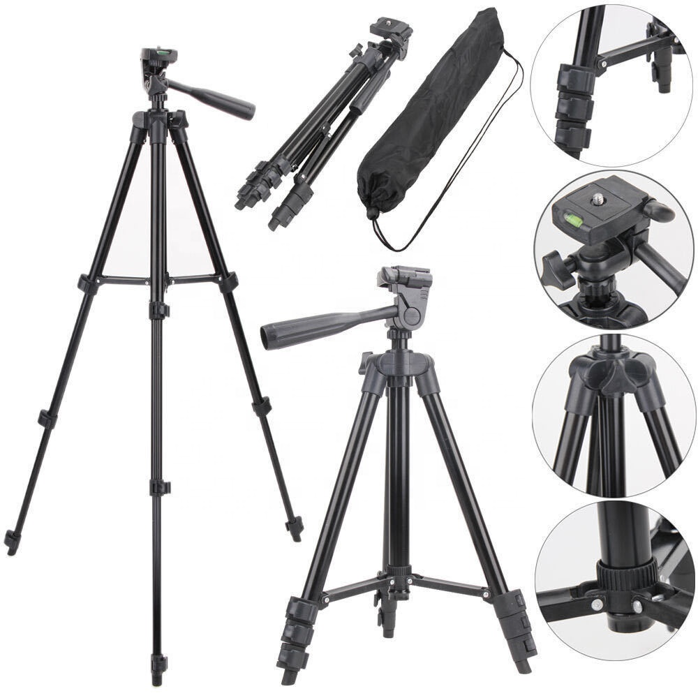 Tripod HP Panjang 1 Meter  3120 Tempat dudukan stand untuk kamera lampu tripot handphone 1M