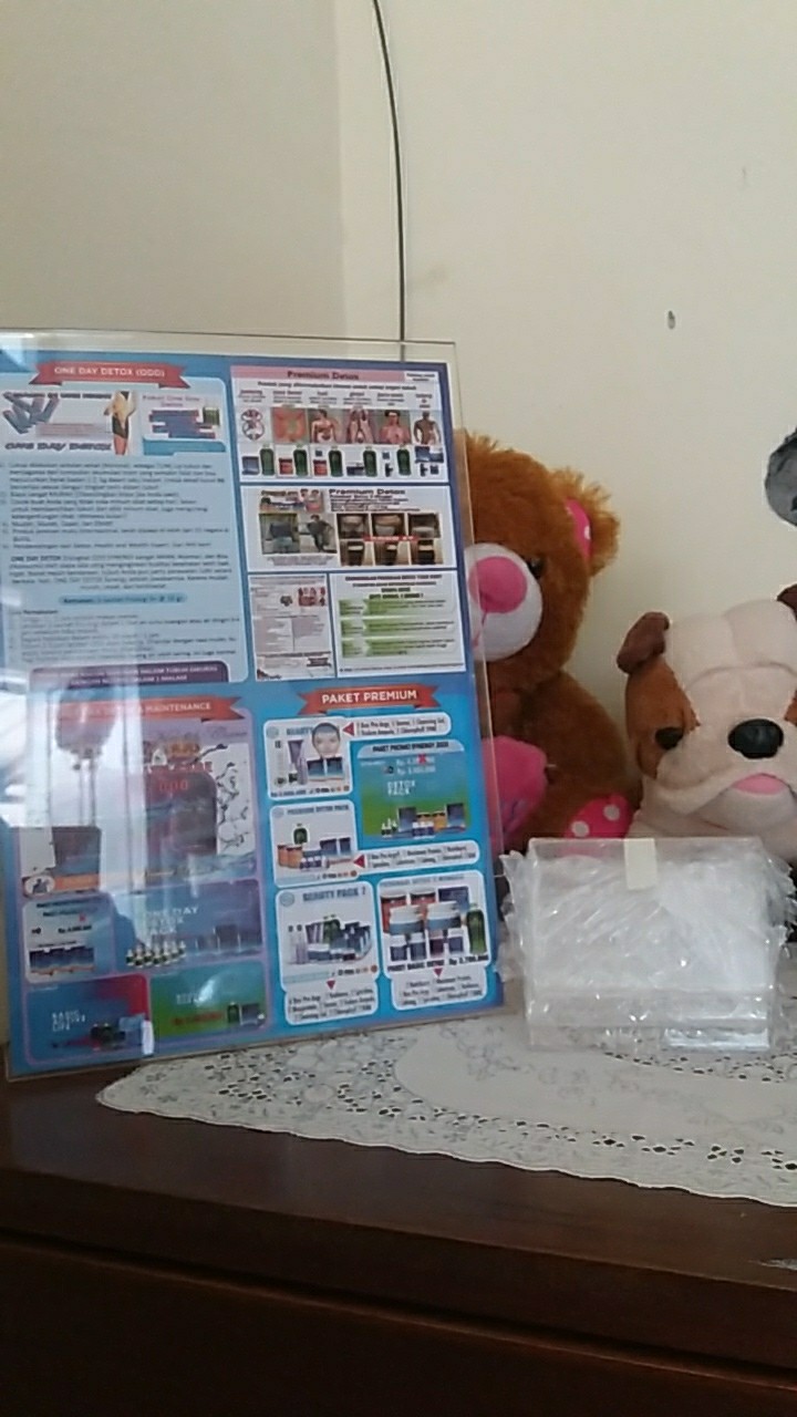 Food Tag Acrylic/akrilik 2muka 6x9 Landscape Termurah Terlaris