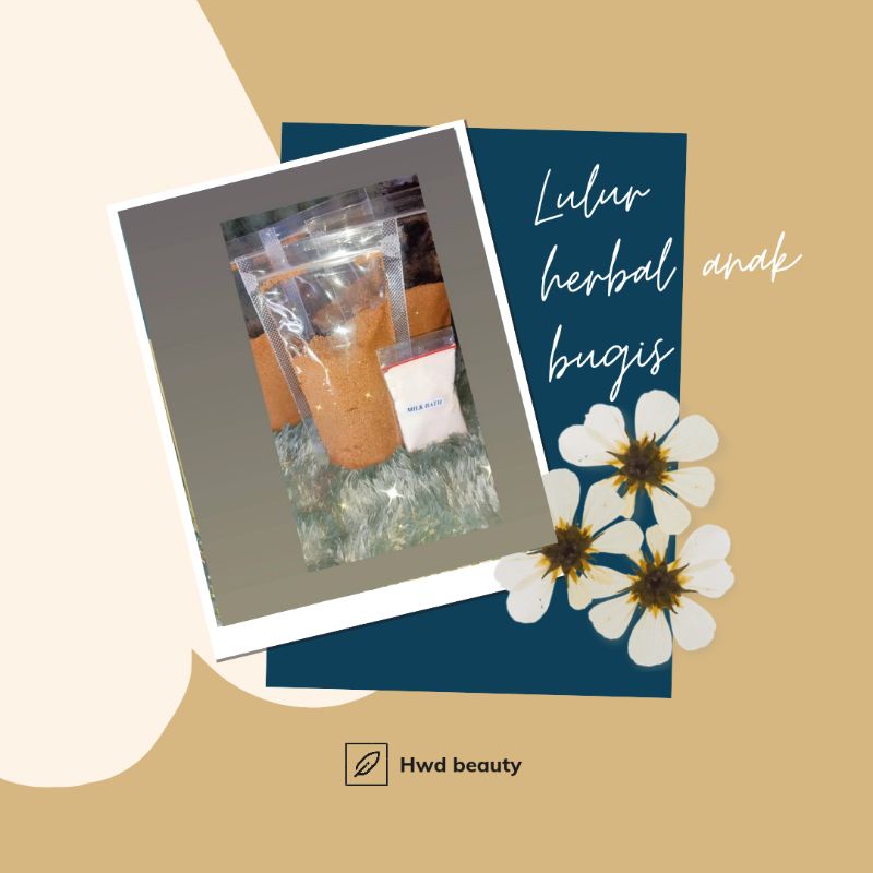 Lulur Herbal Anak Bugis 70gr KWALITAS TERBAIK