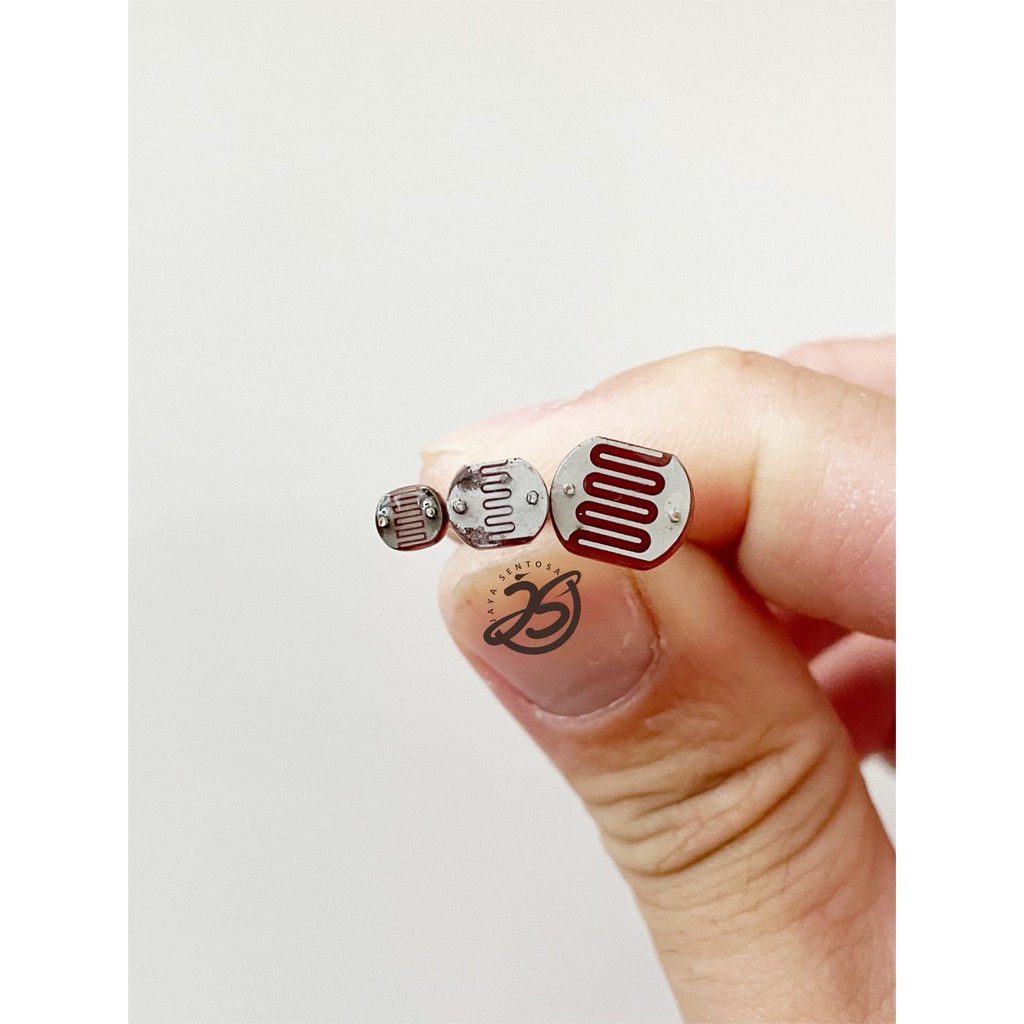 LDR BESAR 10mm SENSOR CAHAYA PHOTO RESISTOR PHOTORESISTOR