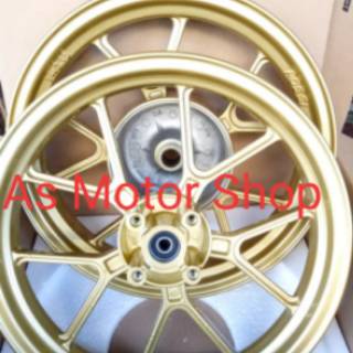  VELG  RACING SET ROSSI UKURAN  LEBAR 185 215 RING 14  