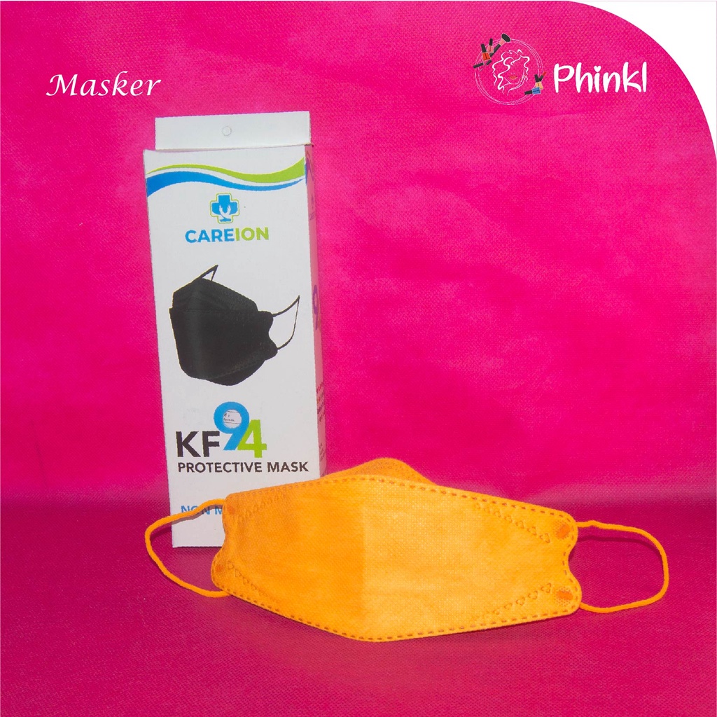 `ღ´ PHINKL `ღ´ Masker Kf 94 (isi 10pcs) kf94 medis dengan kawat bahan bagus penutup mulut dan hidung untuk dewasa