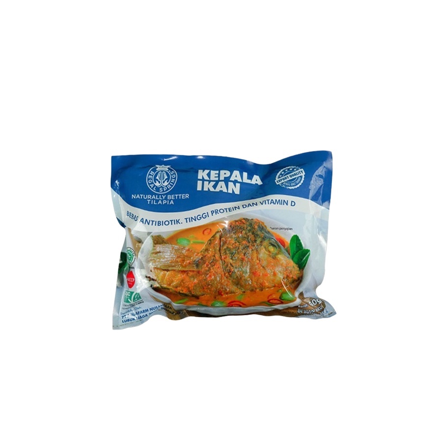 

Regal Springs Tilapia Kepala ikan 650gr