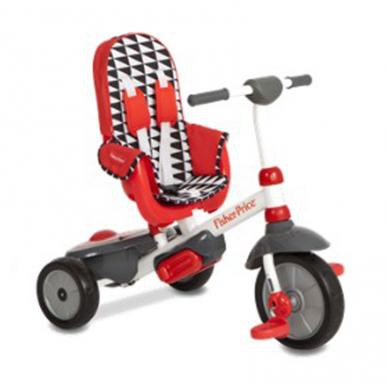 sepeda roda tiga Fisher Price Smart Trike Jungle Red