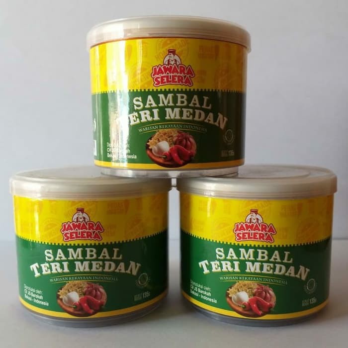 Sambal Teri Medan JS Jawara Selera - 135Gram