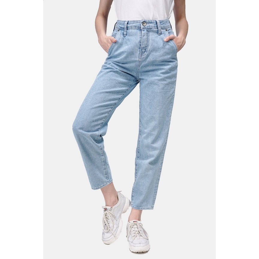 Logo Jeans Celana Jeans Wanita Mom's Jeans F7 Series Light Blue 43MF7L2LL