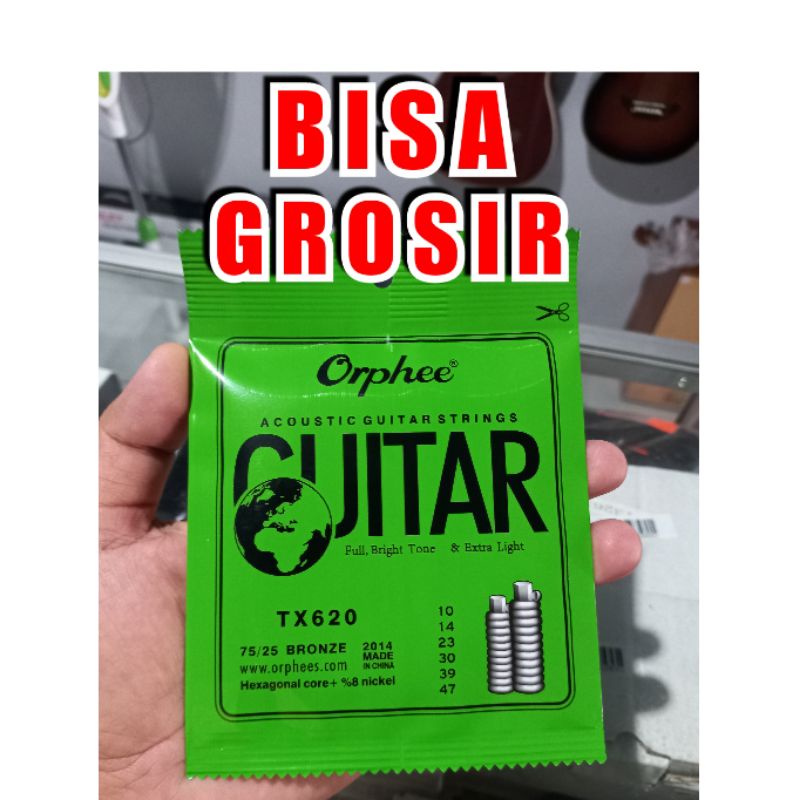 SENAR GITAR ORPHEE TX620 AKUSTIK ORIGINAL 1 SETT