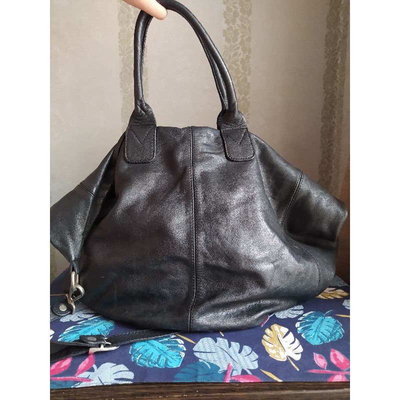 PL Tas kulit Millefiori, kulit mantul