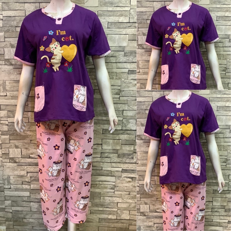DAILILAN CP STANDAR | BAJU TIDUR | PIYAMA | COD-Im Cat Polos Ungu