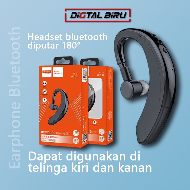 2022 terbaru Headset bluetooth wireless earphone mega bass hedset hansfree bluetooth Headset Bluetoo