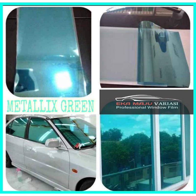 TERBARU!!! Kaca Film Mobil Warna Metallix Green Merk Sun Mars Kaca Film Jendela Rumah Dan Gedung