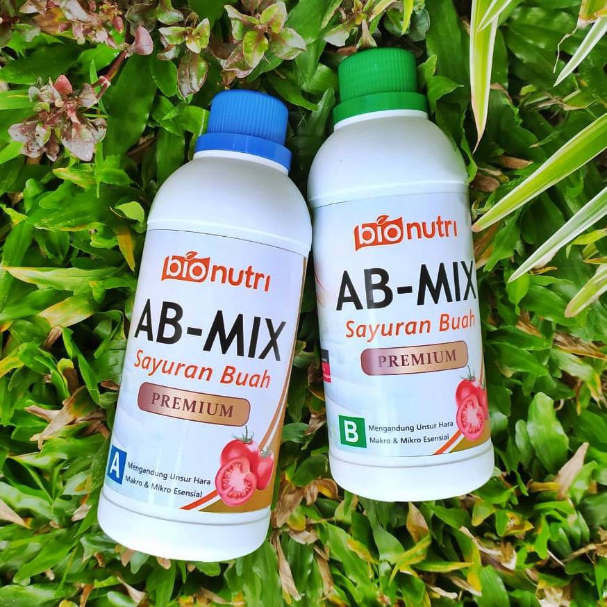 Pupuk-Nutrisi AB Mix Hidroponik Sayur Buah Cair Pekatan 500 ml - BioNutri