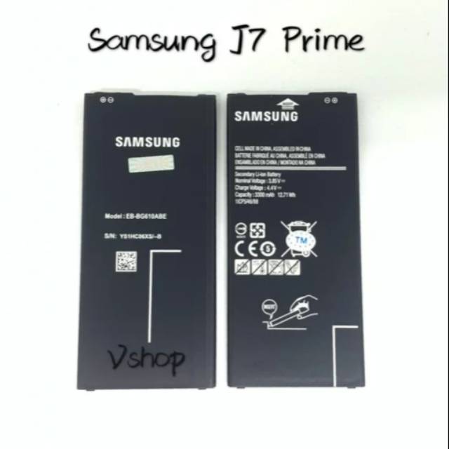 Baterai Batre Samsung J7 Prime G610 Original