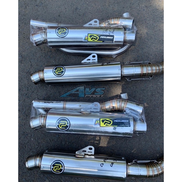 KENALPOT PEKAJAMAN MUFFLER CB GL MEGAPRO TIGER LAMA TIREV KENALPOT PEKAJAMAN MUFFLER ORIGINAL BUKAN 