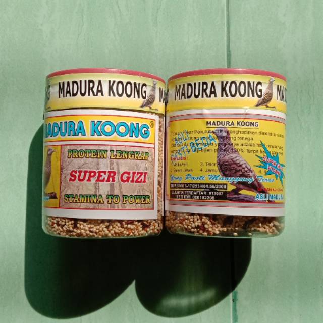 Pakan burung perkutut madura koong