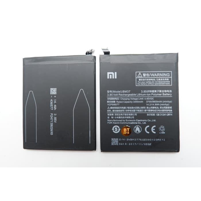 BATERAI XIAOMI MI5+ / BATRE XIAOMI MI5 PLUS / MI 5+ / BM37