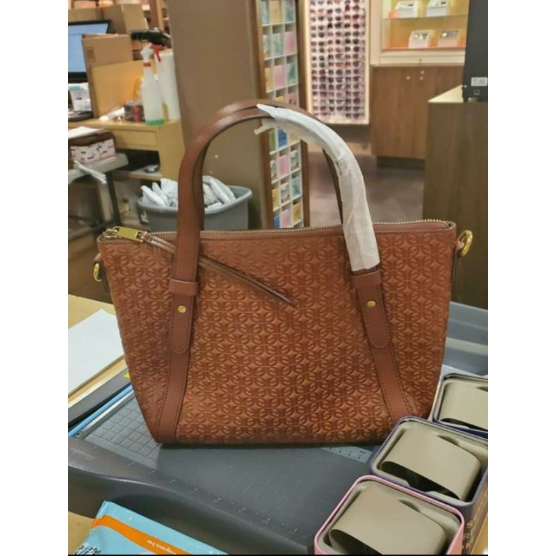 Tas Fossil Avondale Satchel multi brown