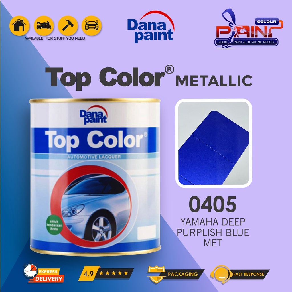 Top Color Metallic 0405 Yamaha Deep Purplish Blue - Cat Duco