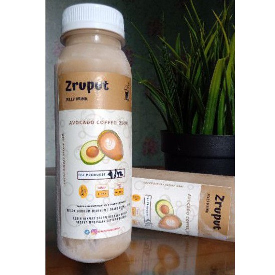 

Minuman Jelly Drink - Zruput Jelly Avocado Coffee