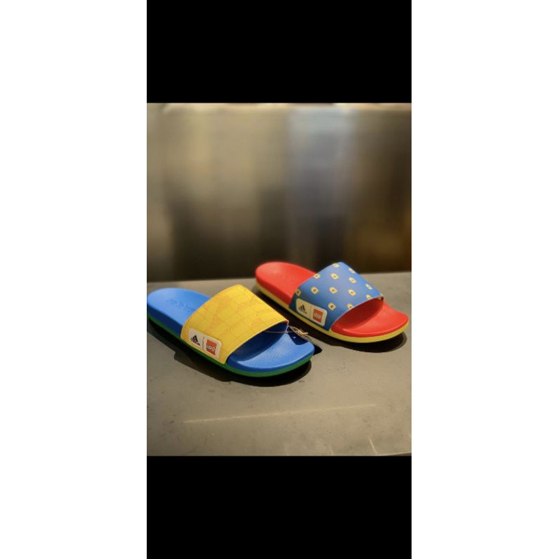 adidas x lego sandal blue-red size 37