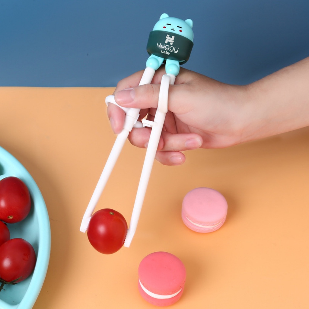 Huggy Baby AM001 Sumpit Belajar Anak | Kids Learning Chopstick Premium