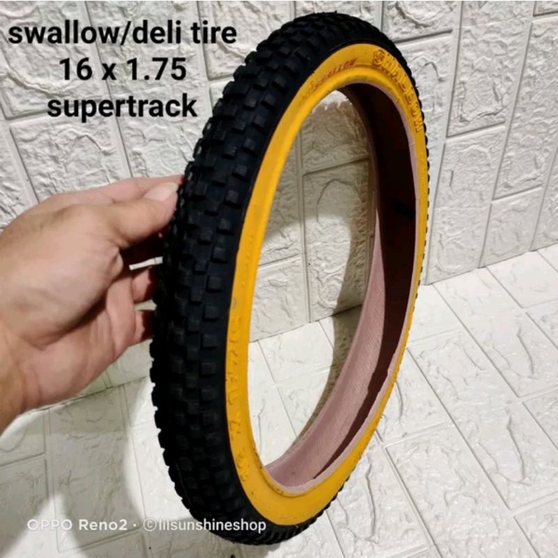 Ban luar swallow 16x1.75 ban luar sepeda swallow super trac 16 x 1.75