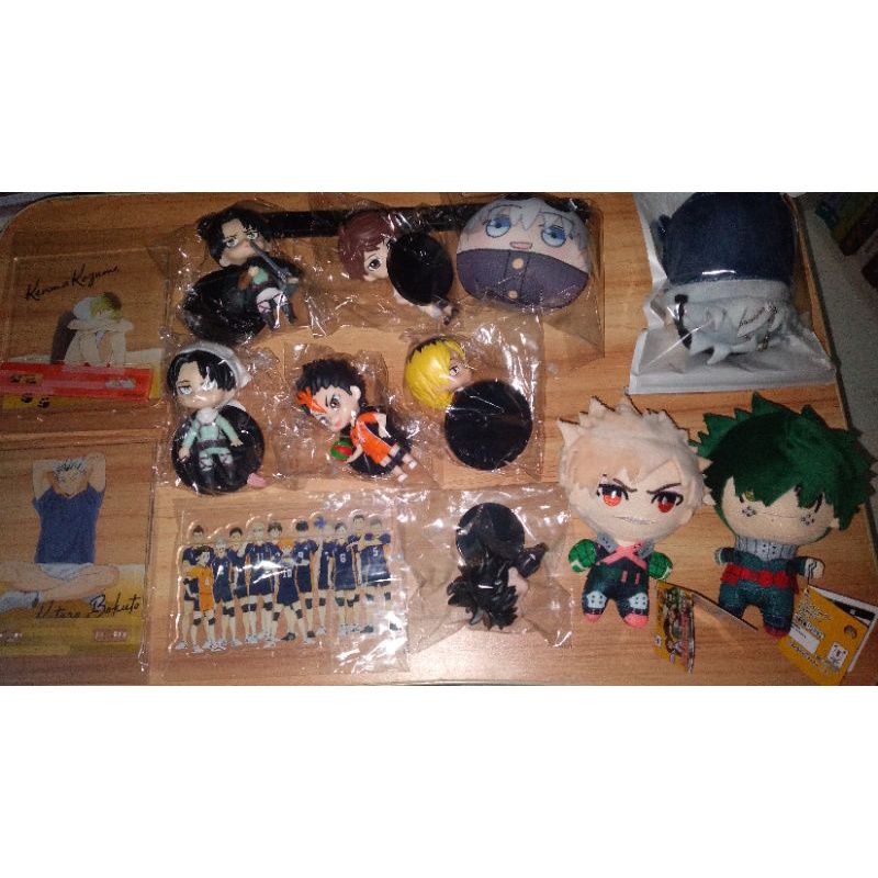 [BACA DESK] Merchandise Anime Stand Acrylic Haikyuu Karasuno Kenma Mochi Gojo Omanjuu Gojo Boneka Pl