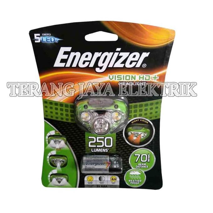 Senter Kepala / Headlamp 5 Led Energizer 200 Lumen