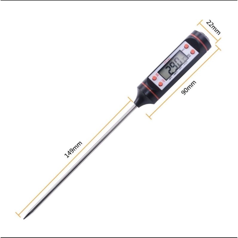 Termometer Digital Pengukur Suhu makanan &amp; Minuman