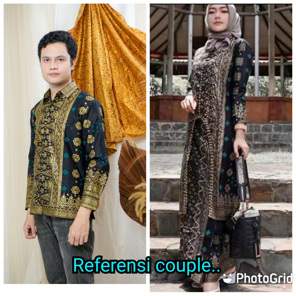 KEMEJA TUNIK ADELLE SONGKET ( CEWEK DI FOTO PRODUK LAIN) BATIK JUPRI BAJU KONDANGAN BAJU WISUDA  MOTIF SONGKET PRINTING RUMAH KEBAYA BANDUNG RUMAH SONGKET BANDUNG