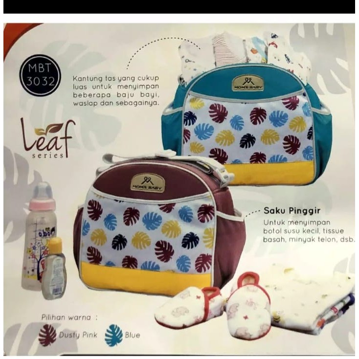 MOMS Tas Bayi Kecil Moms Baby Leaf Series MBT3032