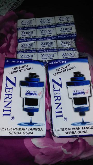 Zernii Refill Karbon Aktif Saringan Keran Air - 12pcs
