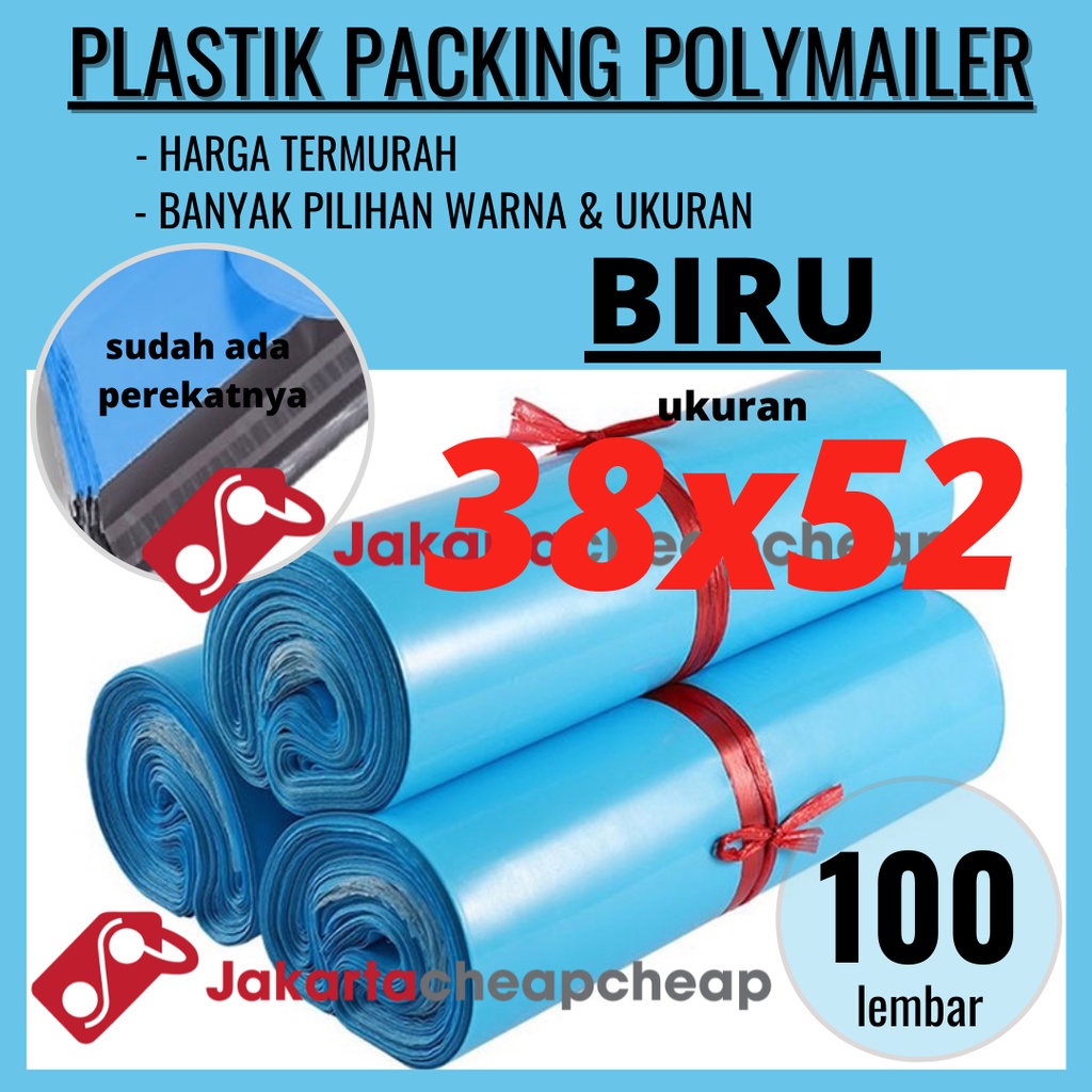 Plastik Packing Polymailer 38x52 Putih Amplop Packing Online Termurah