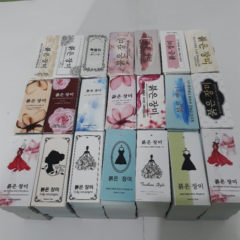

hangtag label baju korea bonus tali