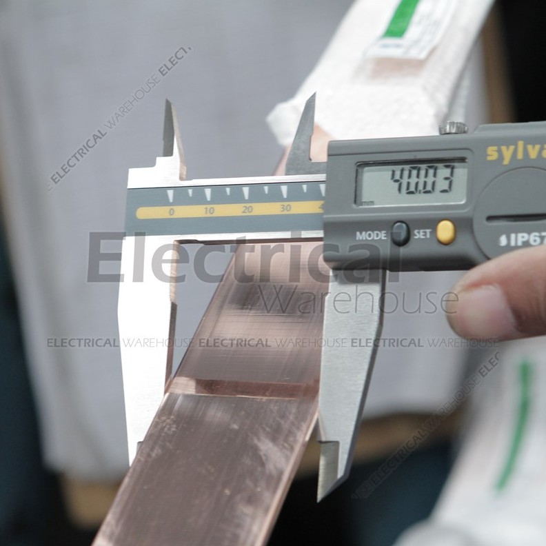 RAIL COPPER RC BUSBAR IMPORT 3x40mm 4 Meter ( PLAT TEMBAGA 3x40 3 x 40 mm )