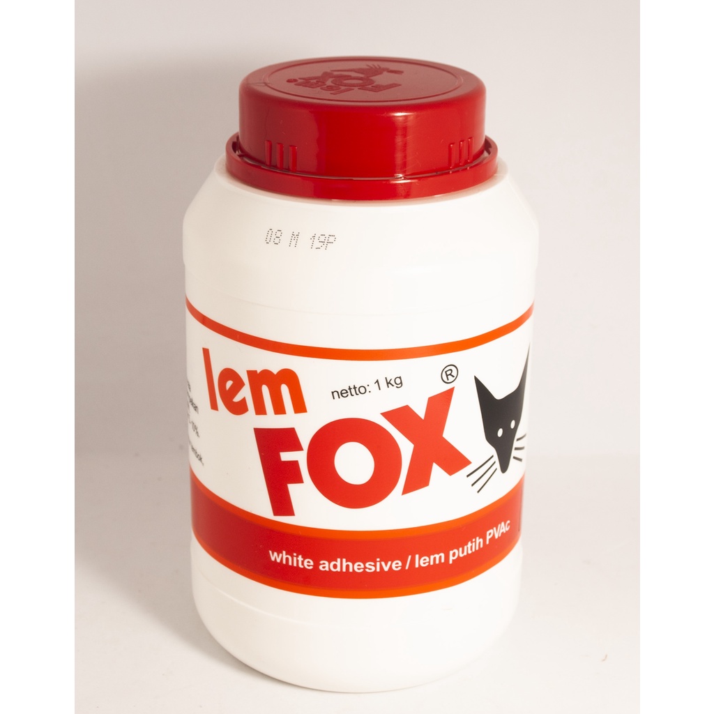 

LEM PUTIH PVAC FOX 1000 GR / 1 KG ( BOTOL TUTUP MERAH )