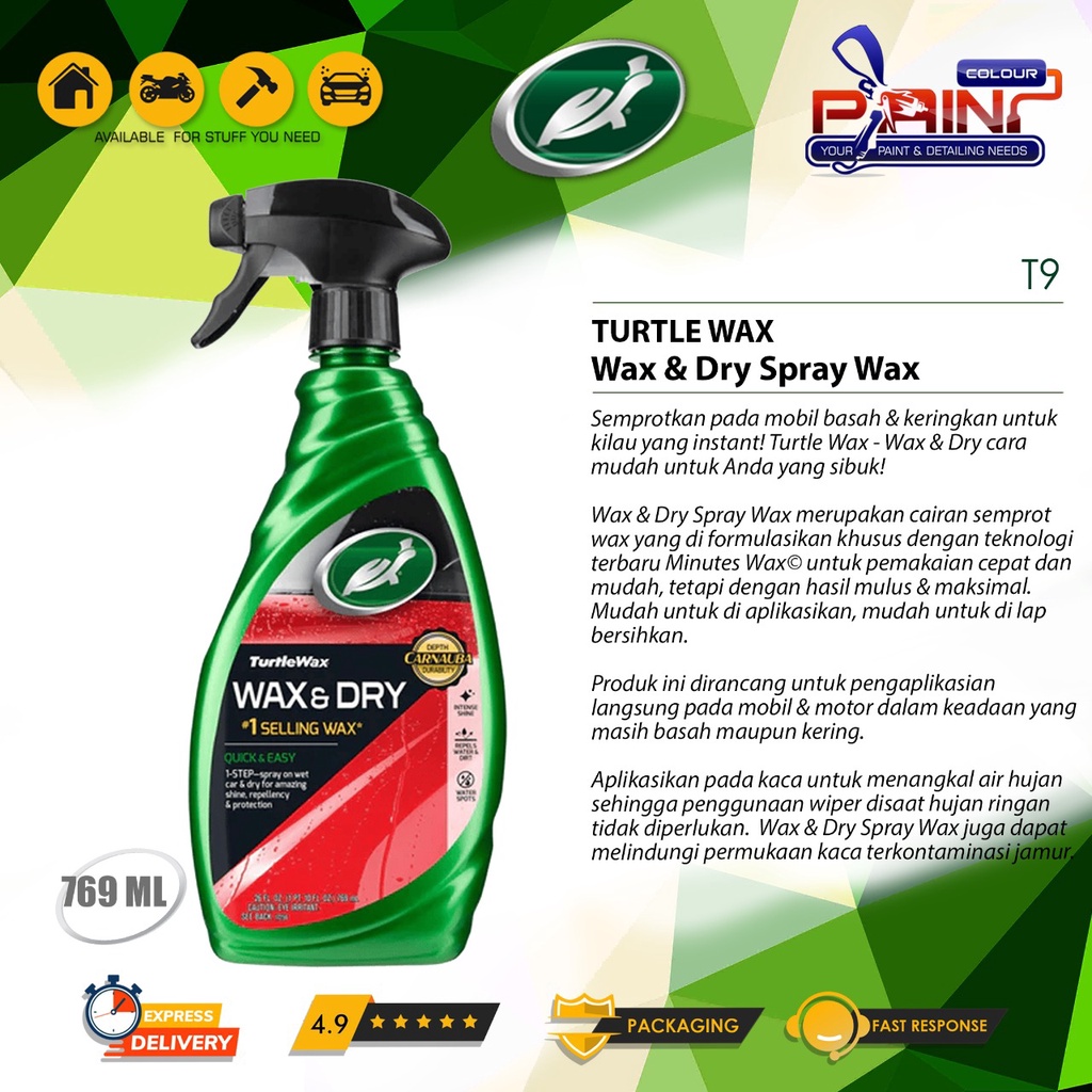 Turtle wax Wax N Dry Spray Wax T-9 769 ml