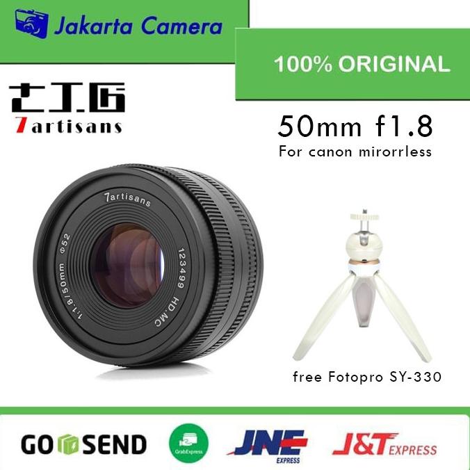 7Artisans 50mm F/1.8 Lensa Fix For Canon EOS M Mount Lensa Manual