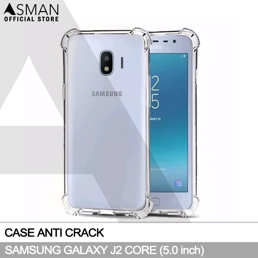 Anti Crack Samsung Galaxy J2 Core (5.0&quot;) | Soft Case Anti Bentur - Clear