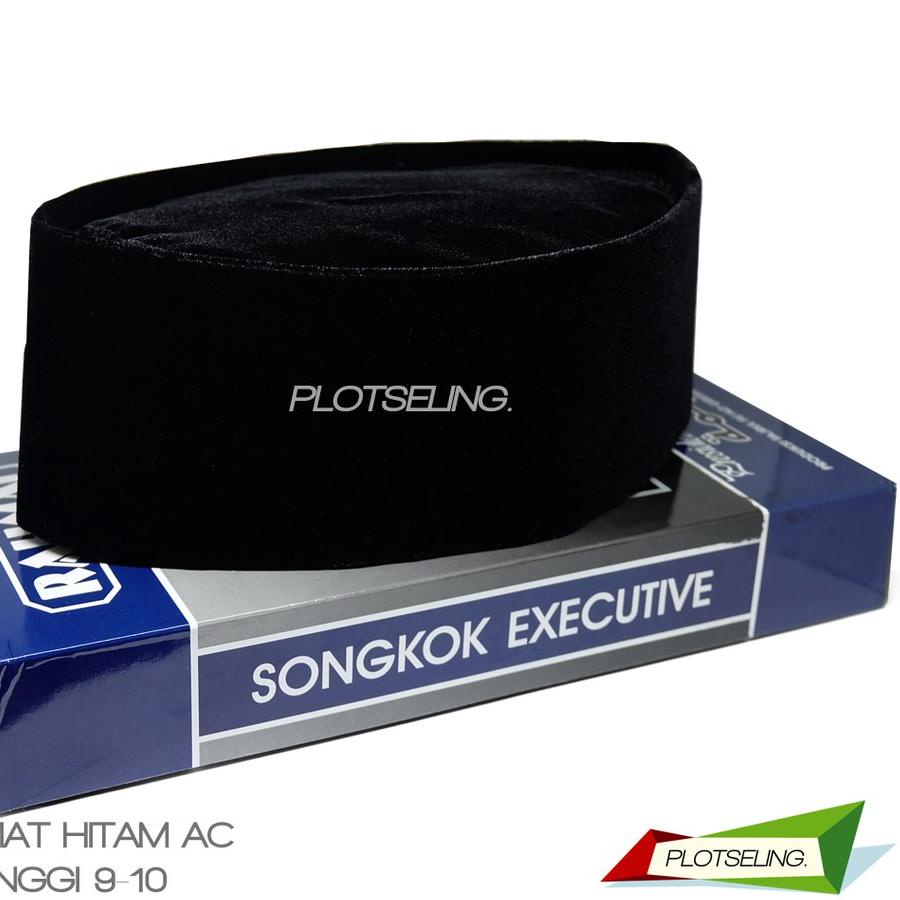 Ω Songkok Hitam Polos RAHMAT AC Spesial Peci Kopiah Hitam Polos Tinggi 8 9 10 11 Ukuran Anak dan Dew