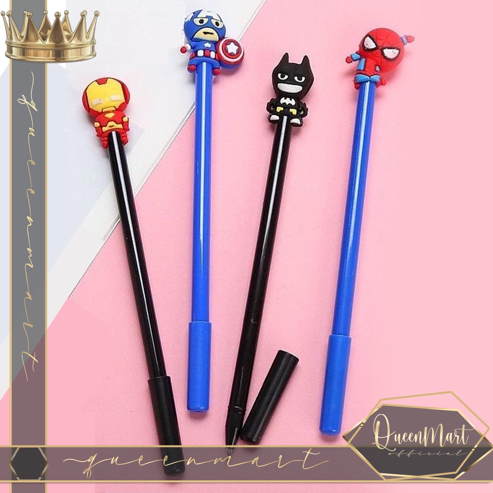 

QMART - Pulpen Gel Karakter Figur BONEKA SUPERHERO