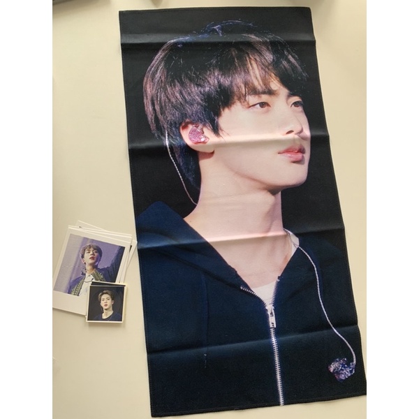 BTS jin big fansite slogan (deep blue)