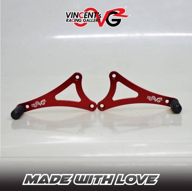 Footstep STEP Drag Matic MIO BEAT VRG RACING Almunium CNC ANODIZE