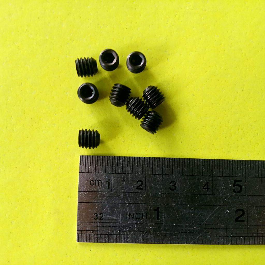 BAUT L TANAM M6 X 6 BAJA KUNCI L3 / L 3 / BAUT L TANAM M6X6 / BAUT L SET M6X6 BAJA HITAM SOCKET SET 