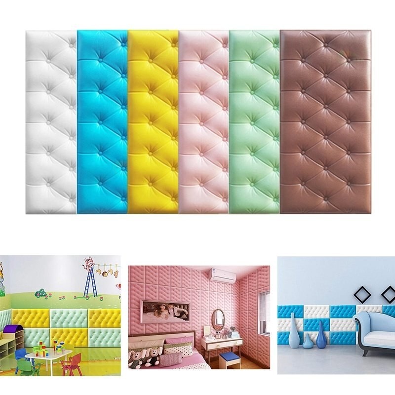 Wallpaper Foam Dinding 3D - Pengaman Bayi dari Benturan Kepala