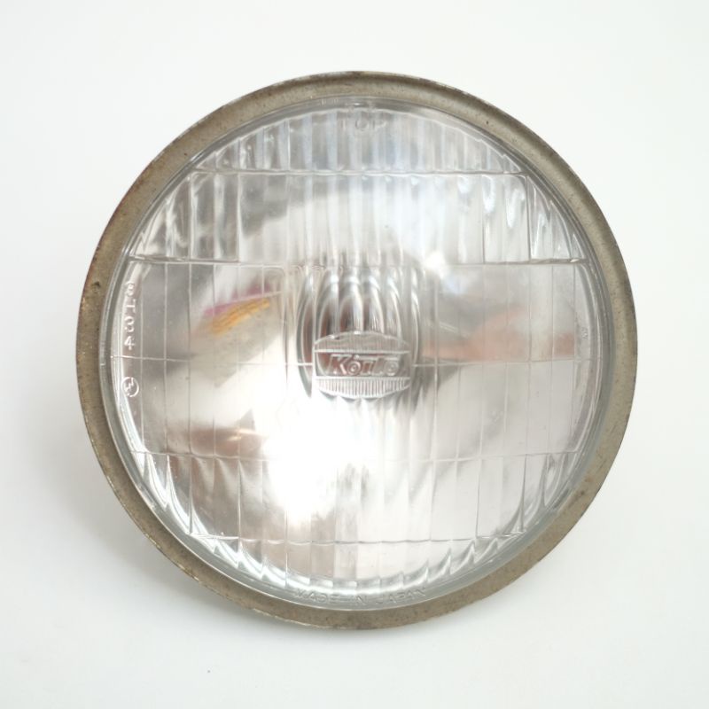 REFLEKTOR LAMPU DEPAN HEADLAMP YAMAHA RS100 RS125 RS 100 125 SPORT DT175 DT 175 SEALED BEAM ORIGINAL